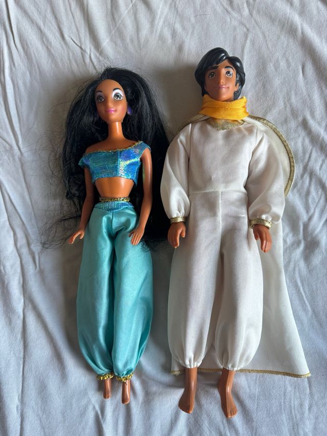 Aladdín y Jasmine Mattel 1966-1968