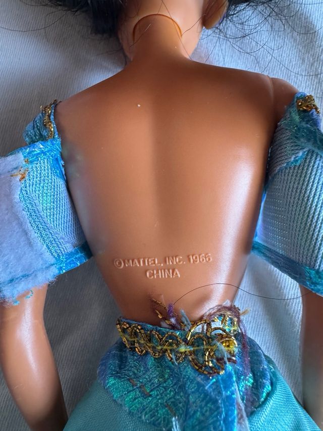 Aladdín y Jasmine Mattel 1966-1968