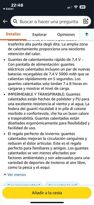 Guantes Calefactables moto SHAALEK Negro