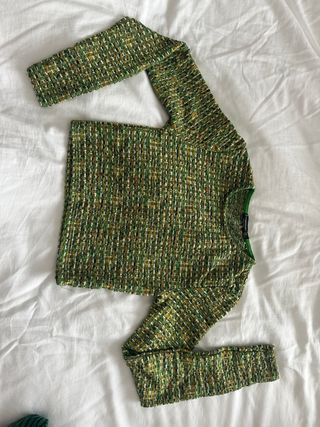 Camisola Stradivarius Verde Talla S