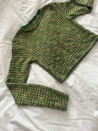 Camisola Stradivarius Verde Talla S