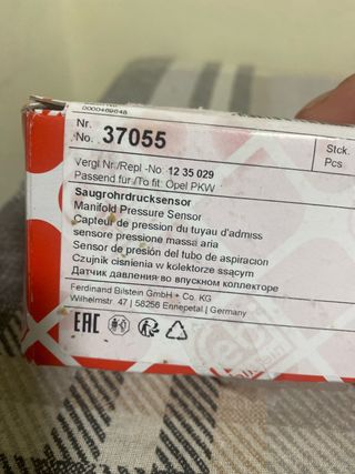 Sensor Presión Colector Febi 37055 Opel