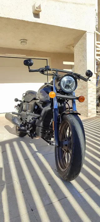 Moto Custom 125cc Negra