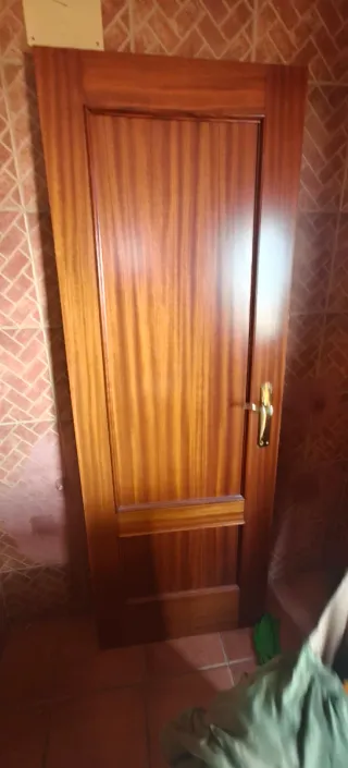 Puerta de madera interior