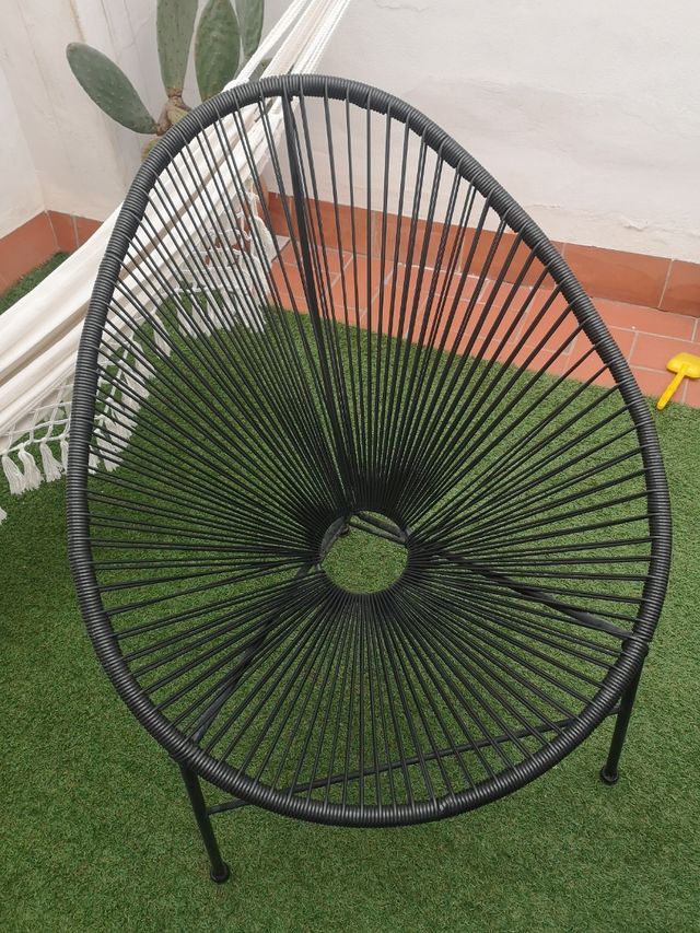 Silla Acapulco negra