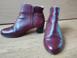 Botines de piel para mujer