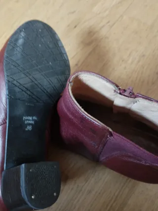 Botines de piel para mujer