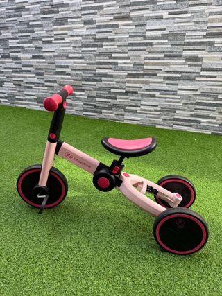 Triciclo bicicleta Kinderkraft 2 en 1 Rosa