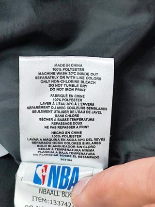Cazadora bomber NBA multiequipos (talla S)