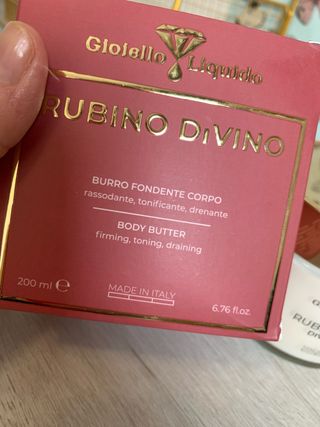 Crema Corporal Gioiello Liquido Rubino Divino