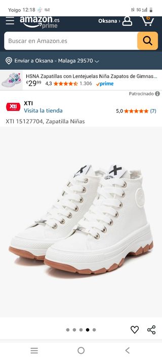 Zapatillas Xti niña blancas