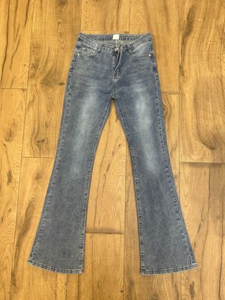 Tejanos acampanados mujer talla M