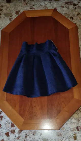 Minigonna H&M blu tg S