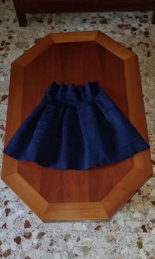 Minigonna H&M blu tg S