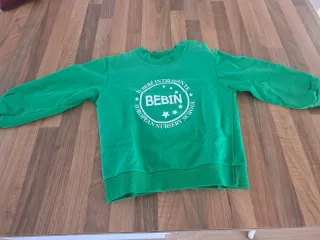 Felpa verde per neonati CEM. Misura 4