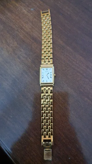 Orologio donna Seiko Rettangolare Oro