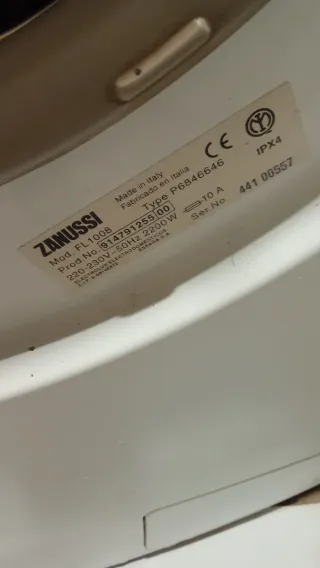 Lavadora Zanussi A+