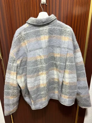 Chaqueta Zara cuadros XL