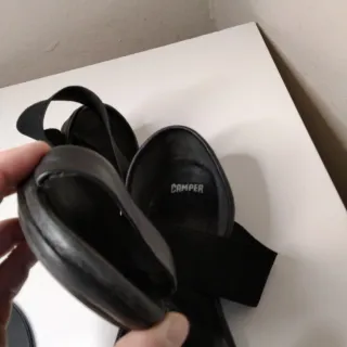 Sandalias Camper Negras Mujer