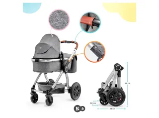 Carrito bebé 2 piezas Kinderkraft
