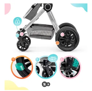 Carrito bebé 2 piezas Kinderkraft