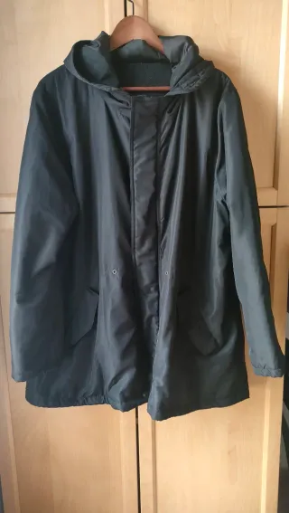 Parka forrada negra