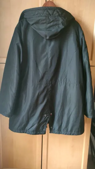 Parka forrada negra