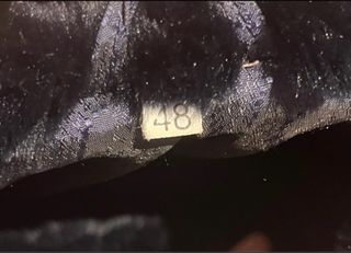 Pelliccia ecologica blu scuro