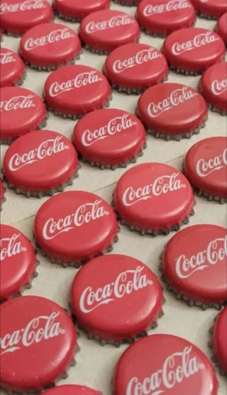 100 Chapas Coca-Cola Corona Refresco