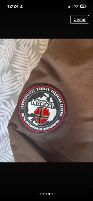 Parka Geographical Norway Marrón