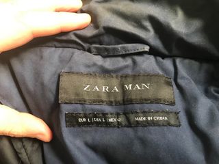 Precioso abrigo de Zara Hombre talla L