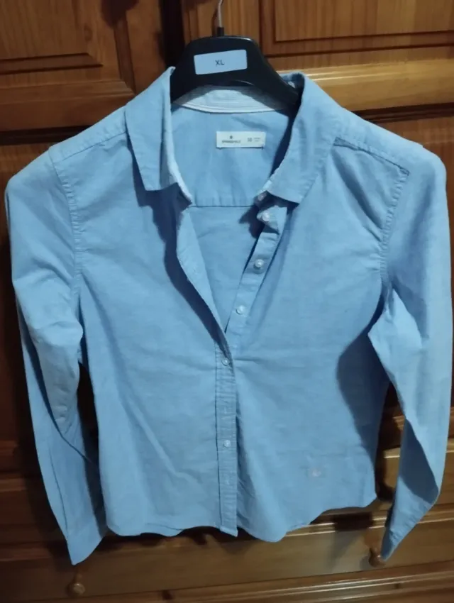Camisa Springfield Azul Talla 38