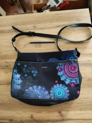 Bolso Desigual Negro Multicolor