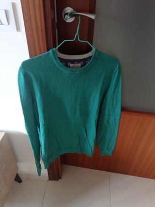Jersey de lana verde