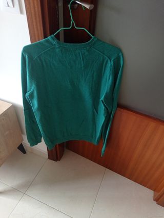 Jersey de lana verde