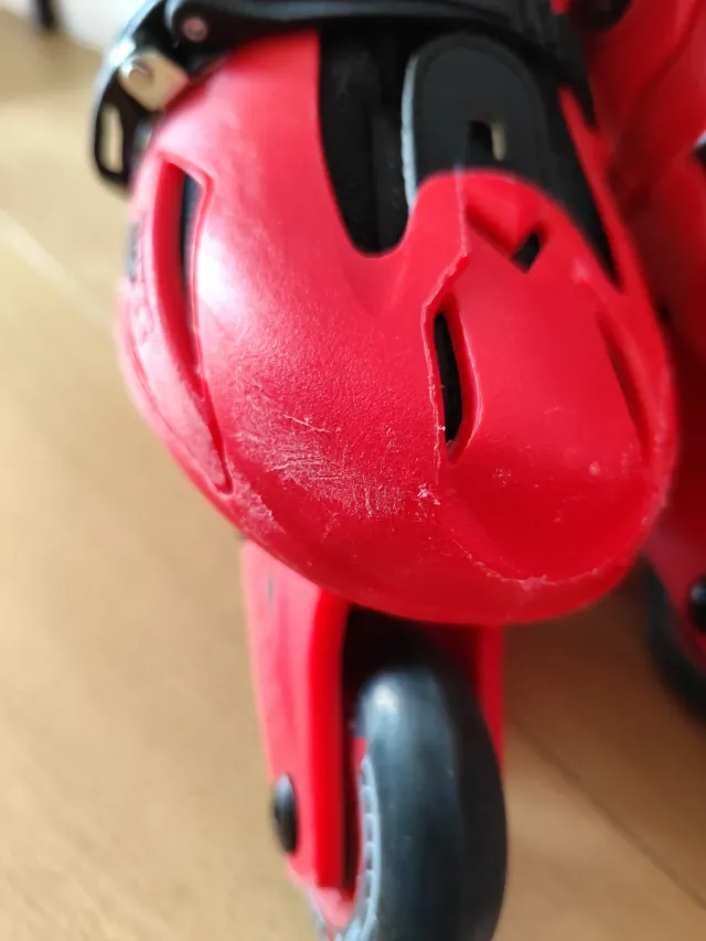 Patines infantiles rojos