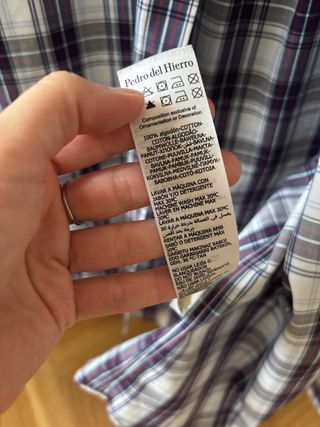 Camisa cuadros Pedro del Hierro