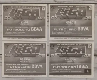 Cromos Valencia Liga Este 2007-2008