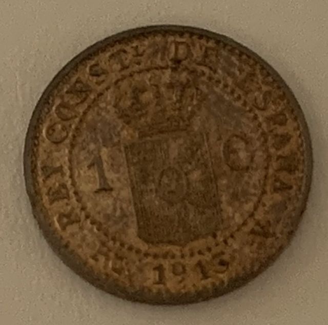 Lote 4 Monedas 1 Ctm. Alfonso XIII