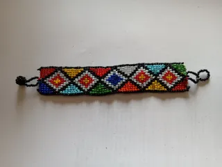 Bracciale perline etniche multicolore
