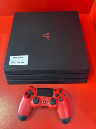 Consola PS4 Pro 1TB + Mando Rojo