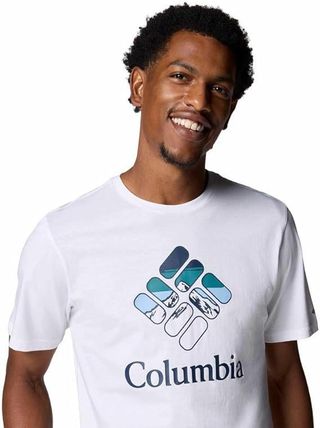 Camiseta Columbia Rapid Ridge Graphic Blanca