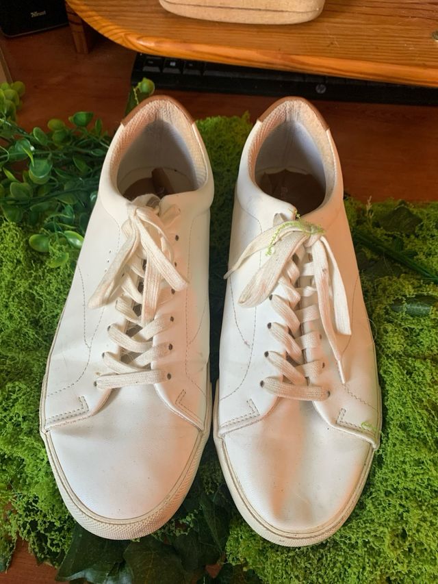 Zapatillas de Hombre Blancas y Marrones