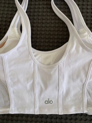 Alo Yoga Tops Negro y Blanco 