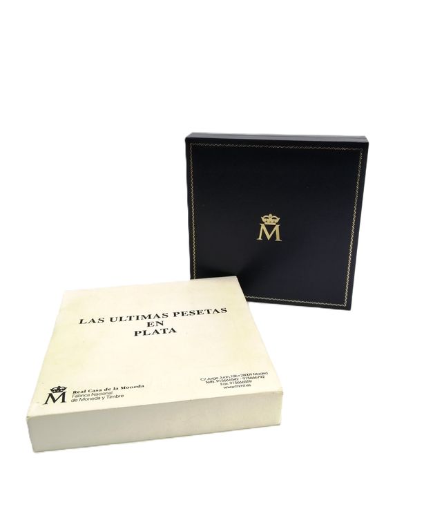 SET Monedas. Las Últimas Pesetas en Plata 925 2001