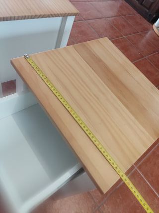 2 comodini in legno