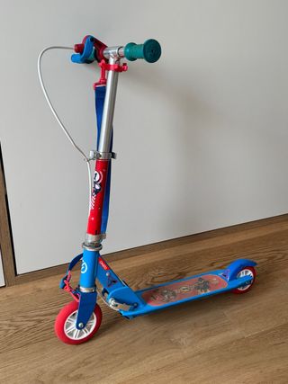 Patinete Oxelo infantil azul y rojo