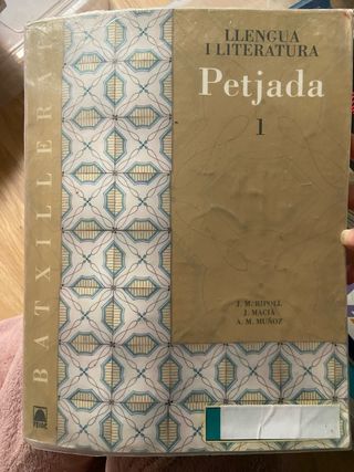 Libro Petjada 1 Llengua i Literatura