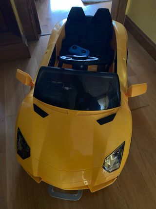 Coche Eléctrico Infantil Amarillo