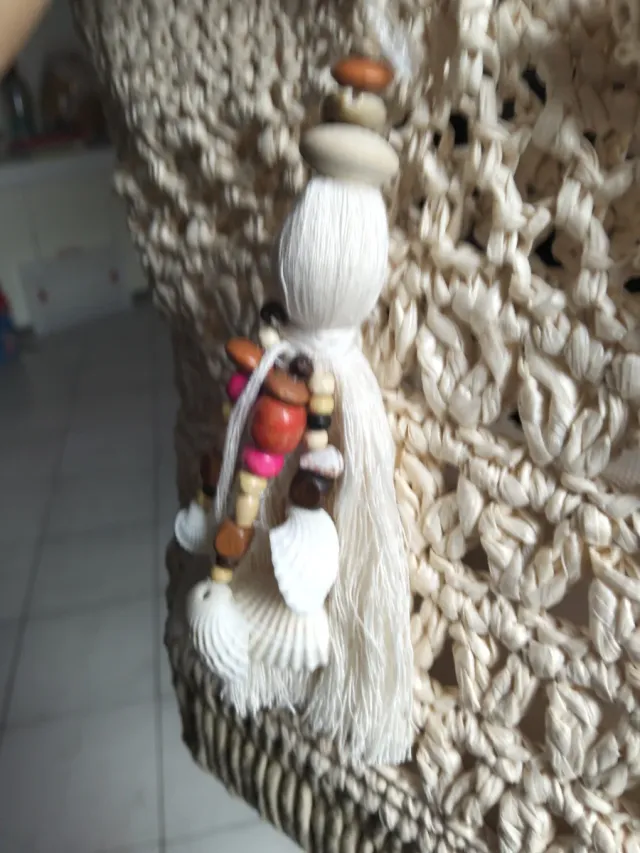 Borsa paglia rafia beige